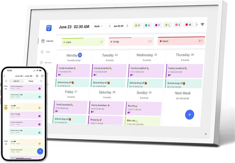 Mezed 10.1 inch Smart Digital Calendar