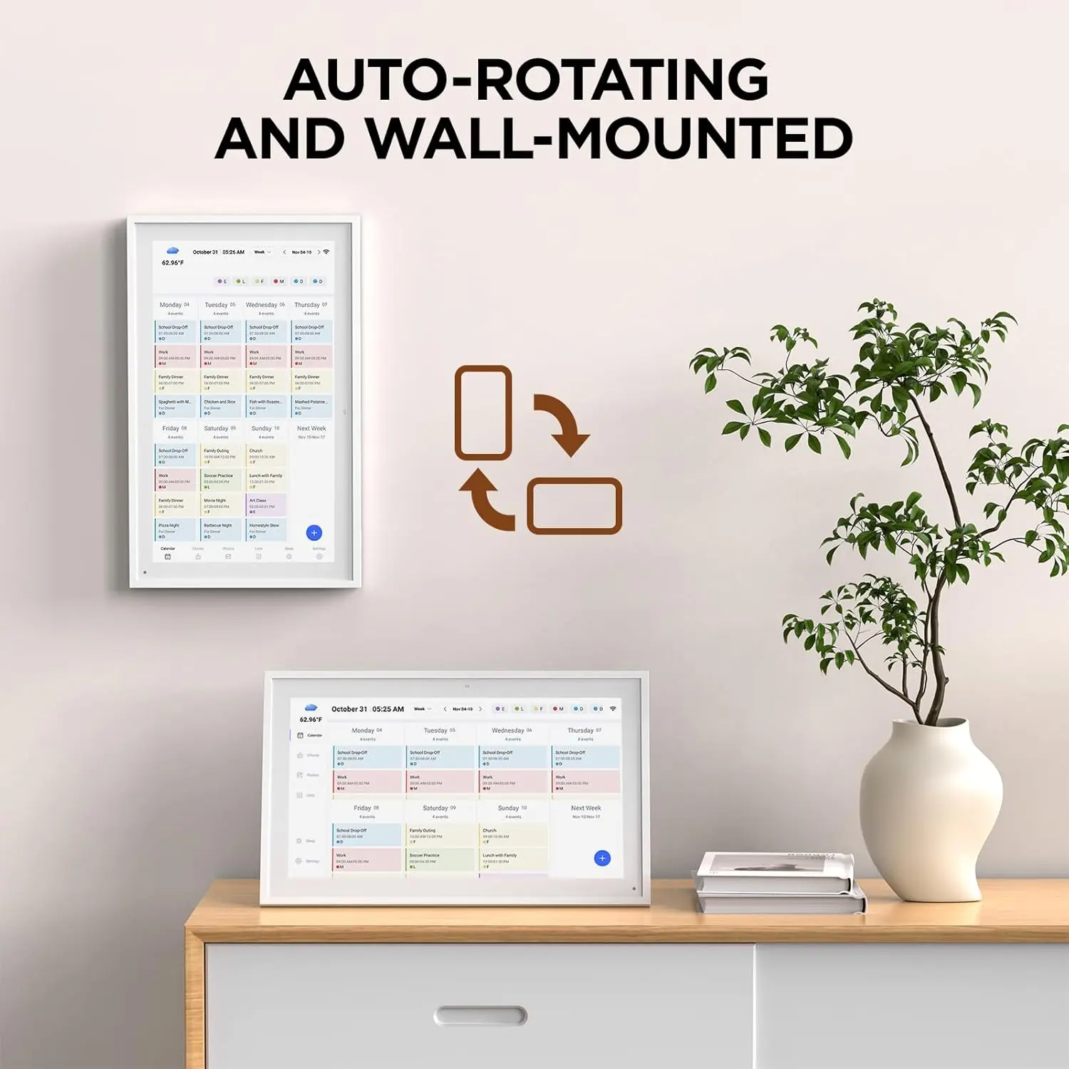 Mezed Calendars Auto-Rotating