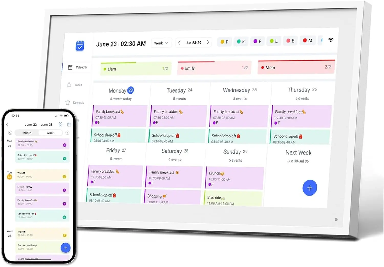Mezed Digital Calendar